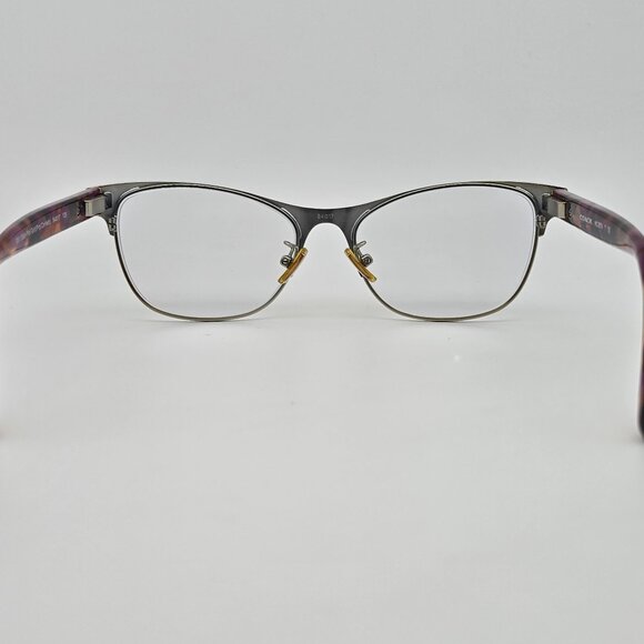 Coach HC5074 9241 Satin Purple Gold/Purple Confetti Cat Eye Eyeglasses Frame - Picture 5 of 15